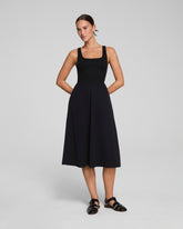 SPANXsmoothâ„¢ Jersey Scoop Neck Tank Midi Dress | Classic Black